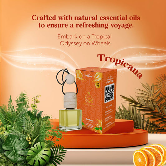 Hanging Glass Perfume | Tropicana